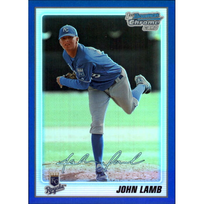 2010 Bowman Chrome Prospects Blue Refractors #BCP57 John Lamb. rookie card picture