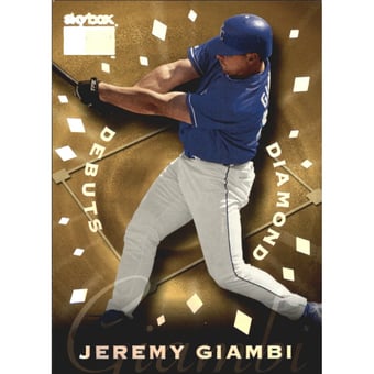 1999 SkyBox Premium Diamond Debuts #4 Jeremy Giambi