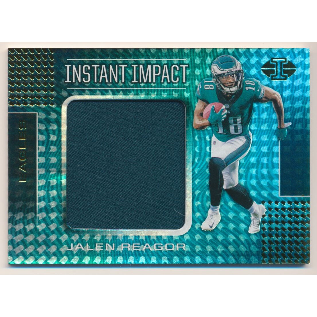 2020 Panini Illusions Instant Impact Jerseys #25 Jalen Reagor. rookie card picture
