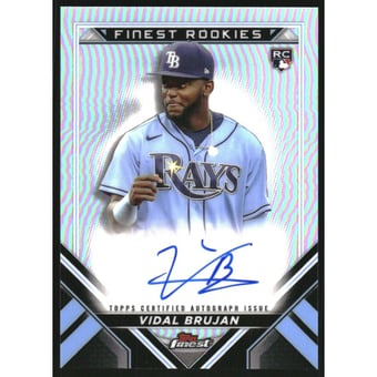 2022 Finest Rookie Design Variation Autographs #FRDAVB Vidal Brujan