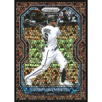 2021 Panini Prizm Prizms Bronze Donut Circles #123 Starling Marte