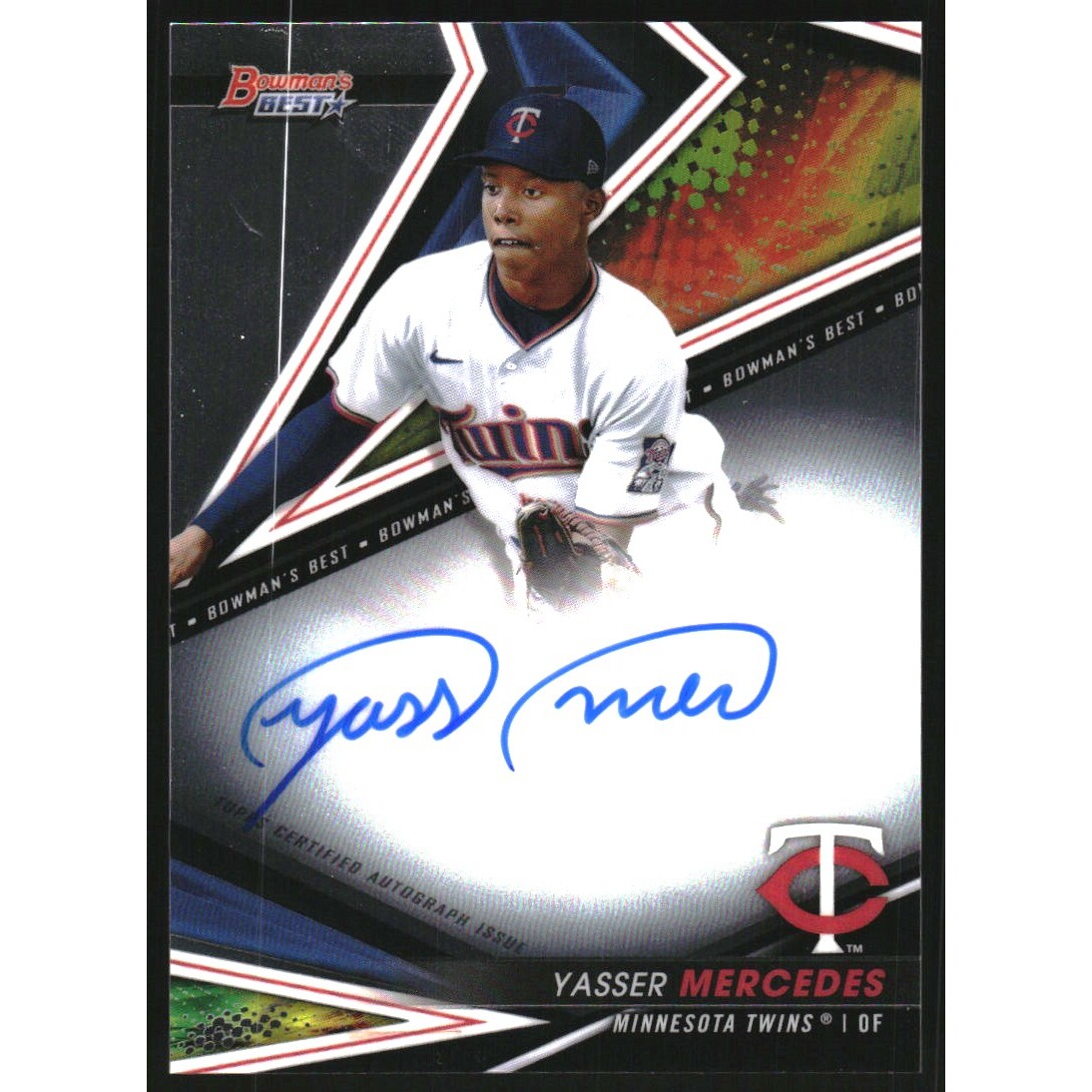 2022 Bowman’s Best Best of ’22 Autographs #B22YME Yasser Mercedes