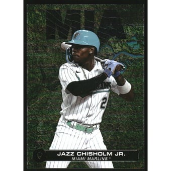 2024 Topps City to City Black #CTC15 Jazz Chisholm Jr.