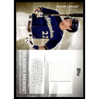 2020 Topps Major League Materials #MLMCY Christian Yelich S2
