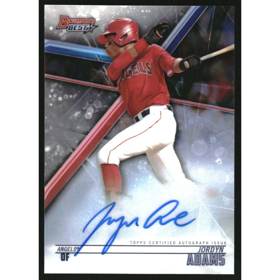 2018 Bowman's Best Best of '18 Autographs Refractors #B18JAD Jordyn Adams