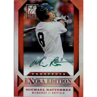 2013 Elite Extra Edition Signature Green Ink #170 Michael Ratterree