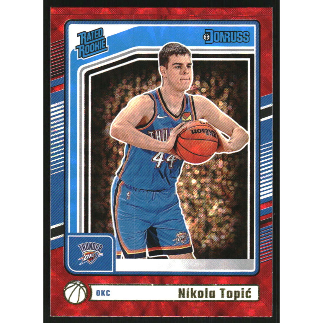 2024-25 Donruss International #208 Nikola Topic RR