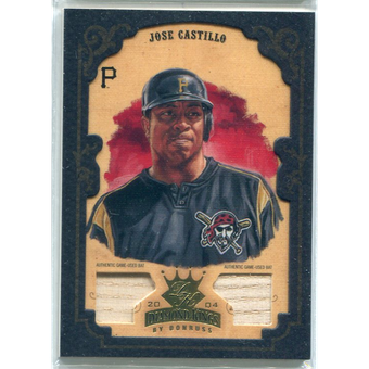2004 Diamond Kings DK Materials Framed Gold #111 Jose Castillo Bat-Bat/50