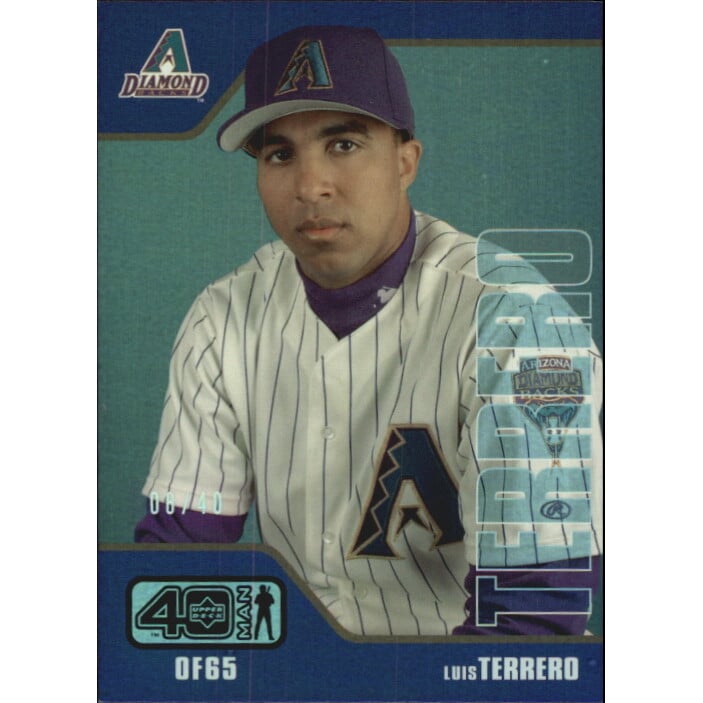 2002 Upper Deck 40-Man Electric Rainbow #673 Luis Terrero