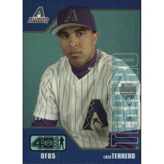 2002 Upper Deck 40-Man Electric Rainbow #673 Luis Terrero