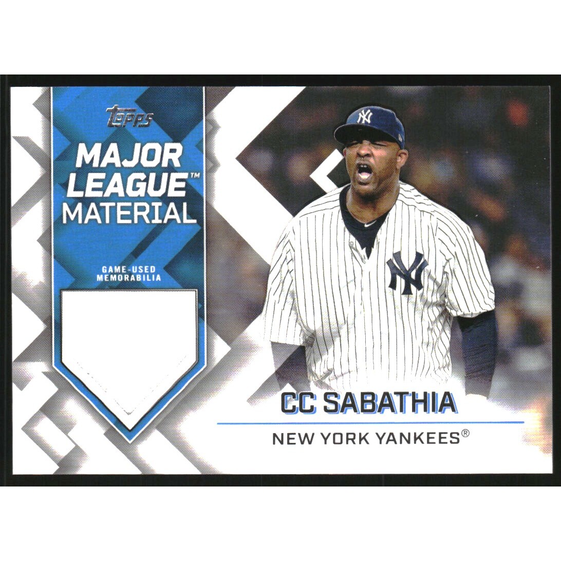 2022 Topps Major League Materials #MLMCS CC Sabathia S2