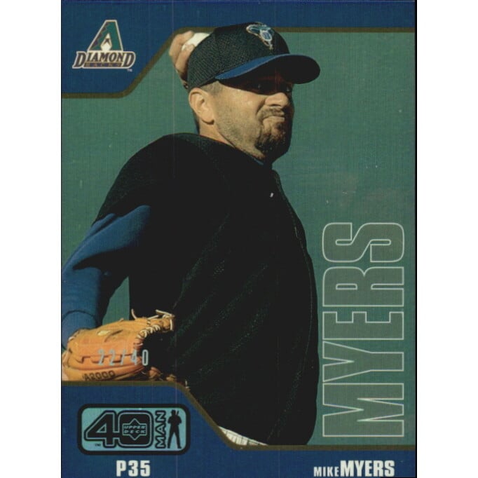 2002 Upper Deck 40-Man Electric Rainbow #668 Mike Myers