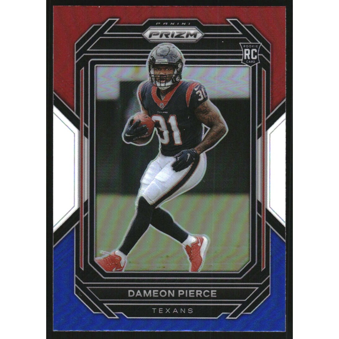 2022 Panini Prizm Prizms Red White and Blue #322 Dameon Pierce