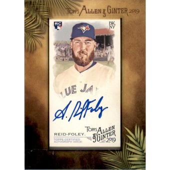 2019 Topps Allen and Ginter Framed Mini Autographs #MASR Sean Reid-Foley