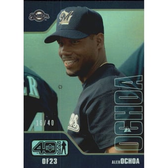 2002 Upper Deck 40-Man Electric Rainbow #533 Alex Ochoa