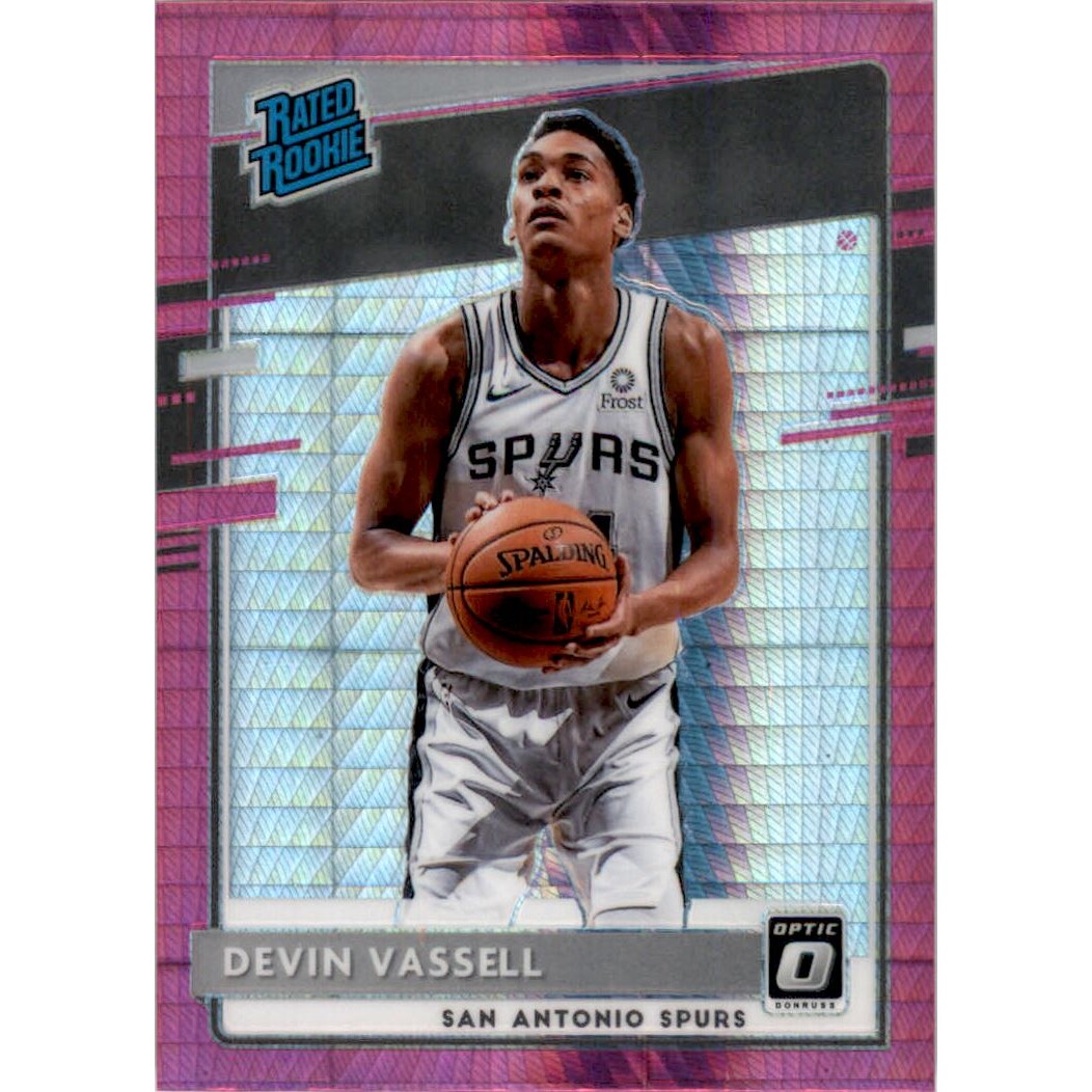 2020-21 Donruss Optic Hyper Pink #161 Devin Vassell RR