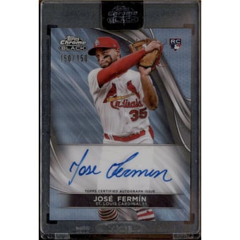2024 Topps Chrome Black Autographs Refractors #CBAJF Jose Fermin