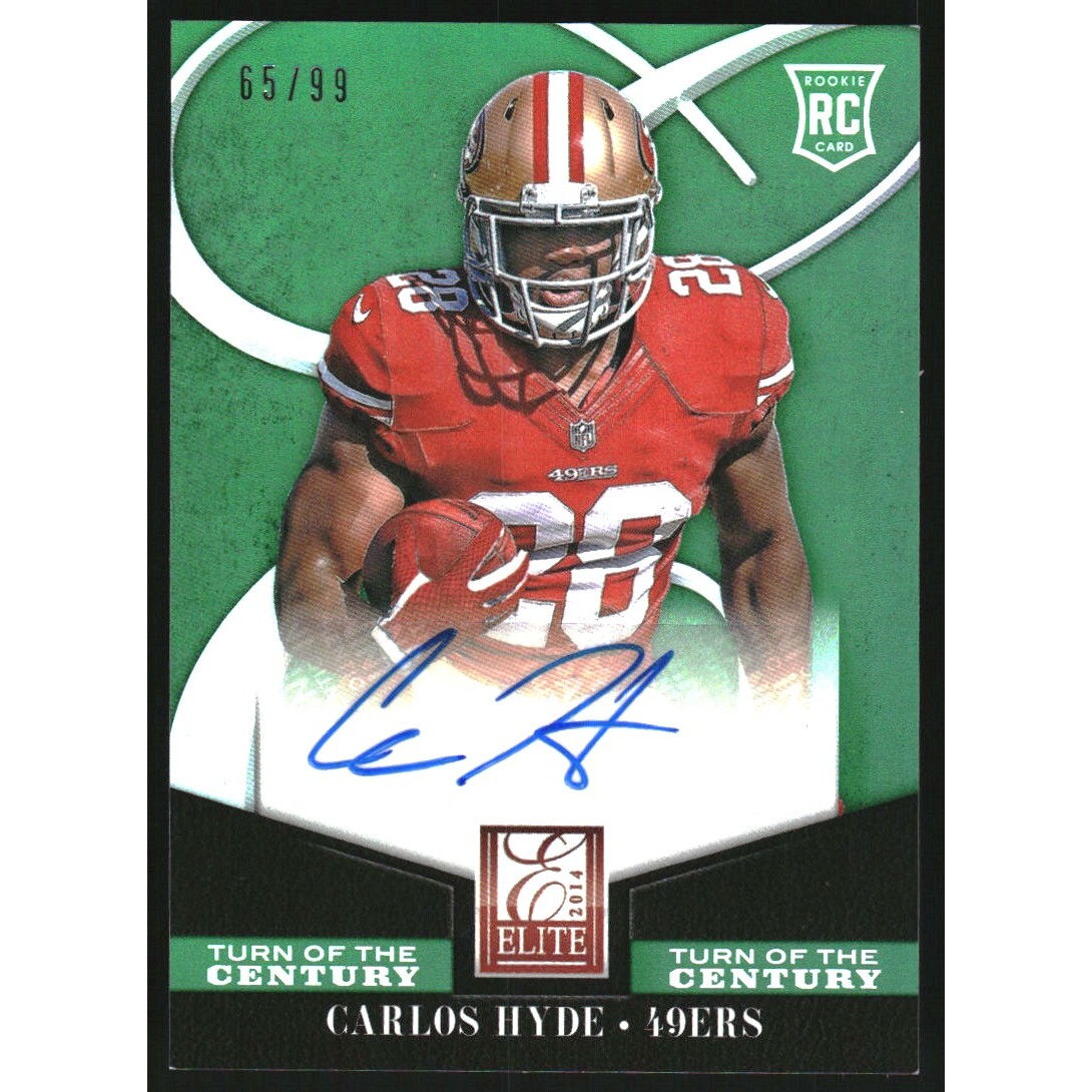 2014 Elite Turn of the Century Autographs #118 Carlos Hyde