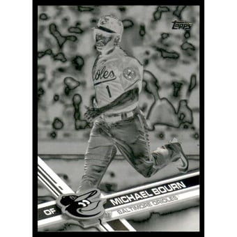 2017 Topps Black and White Negative #127 Michael Bourn