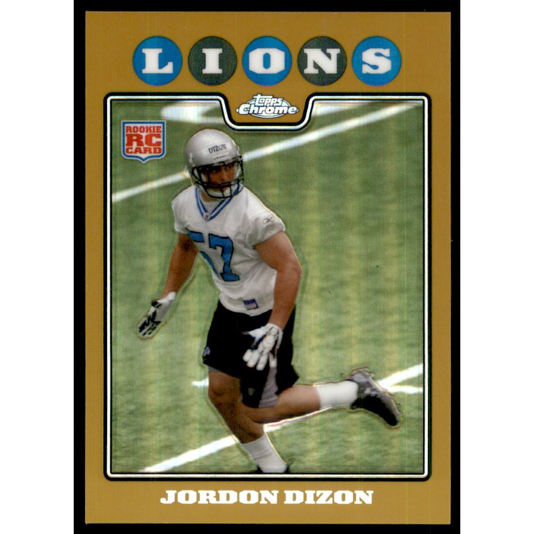 2008 Topps Chrome Gold Refractors #TC257 Jordon Dizon