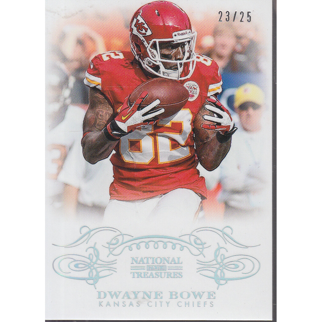 2013 Panini National Treasures Century Silver #52 Dwayne Bowe