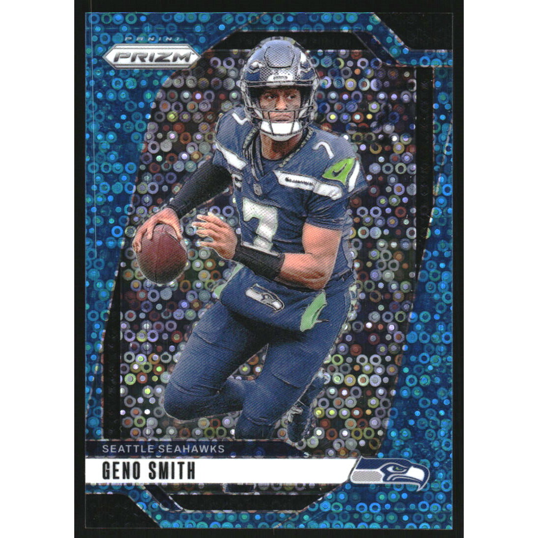 2024 Panini Prizm Prizms No Huddle Blue #259 Geno Smith