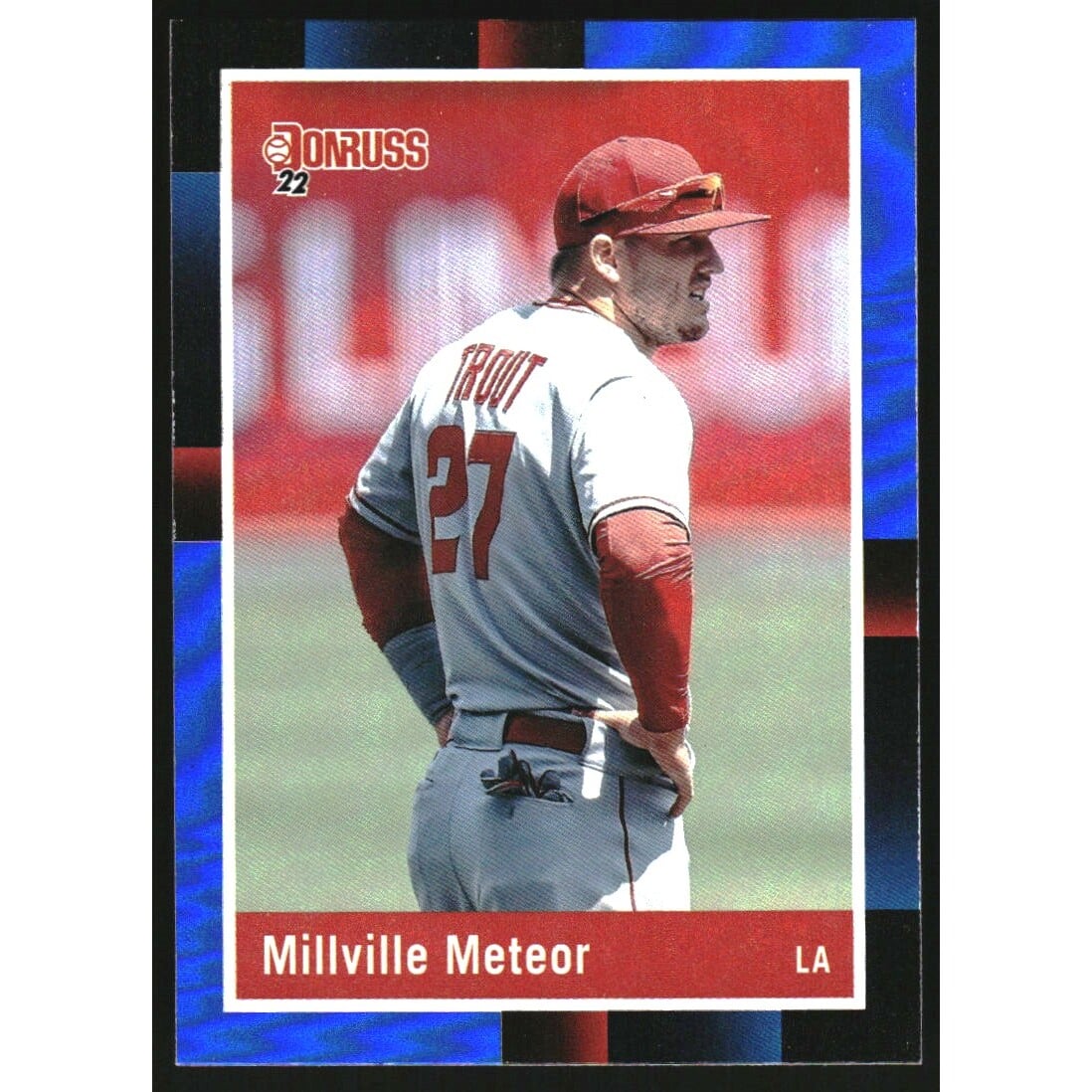 2022 Donruss Variations Holo Orange #265 Mike Trout RETRO