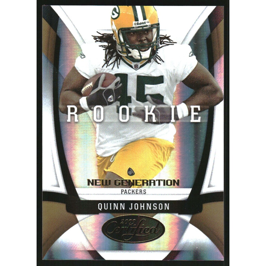 2009 Certified Mirror Gold #186 Quinn Johnson
