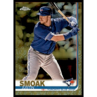 2019 Topps Chrome Gold Refractors #177 Justin Smoak