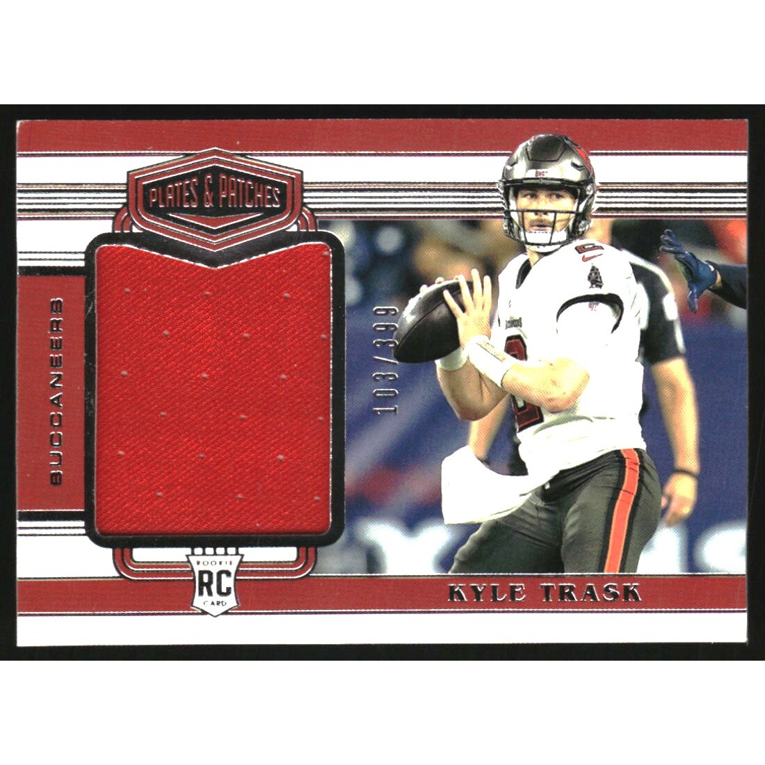 2021 Panini Chronicles Plates and Patches Rookie Jerseys #7 Kyle Trask