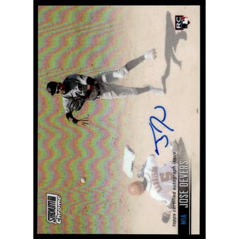 2021 Stadium Club Chrome Autographs #SCCAVJDE Jose Devers