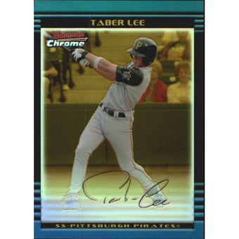 2002 Bowman Chrome Draft Gold Refractors #45 Taber Lee