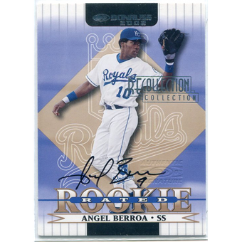 2003 Donruss Recollection Autographs #17 Angel Berroa 02 RR/20