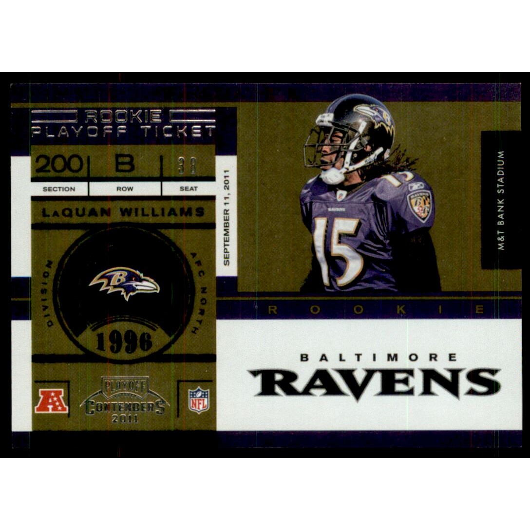 2011 Playoff Contenders Playoff Ticket #152 LaQuan Williams 2011 Playoff Contenders Playoff Ticket #152 LaQuan Williams