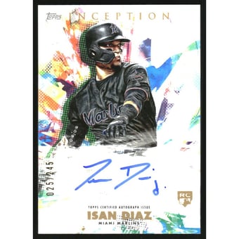 2020 Topps Inception Rookie and Emerging Stars Autographs #RESAID Isan Diaz/245