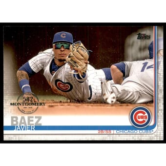 2019 Topps Factory Set 582 Montgomery #310 Javier Baez