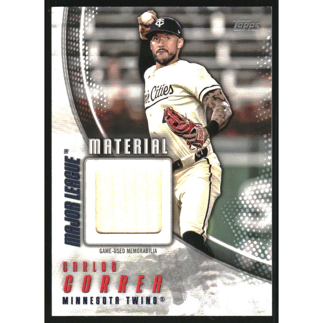 2025 Topps Major League Materials #MLM2CCO Carlos Correa S2