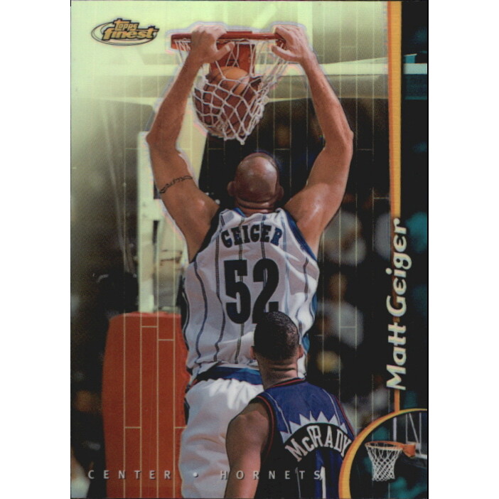 1998-99 Finest No Protectors Refractors #97 Matt Geiger