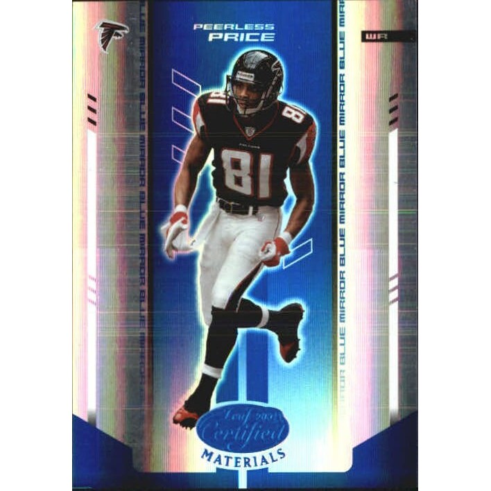 2004 Leaf Certified Materials Mirror Blue #6 Peerless Price
