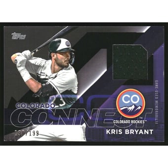 2024 Topps City Connection Swatch Collection Black #CCKB Kris Bryant