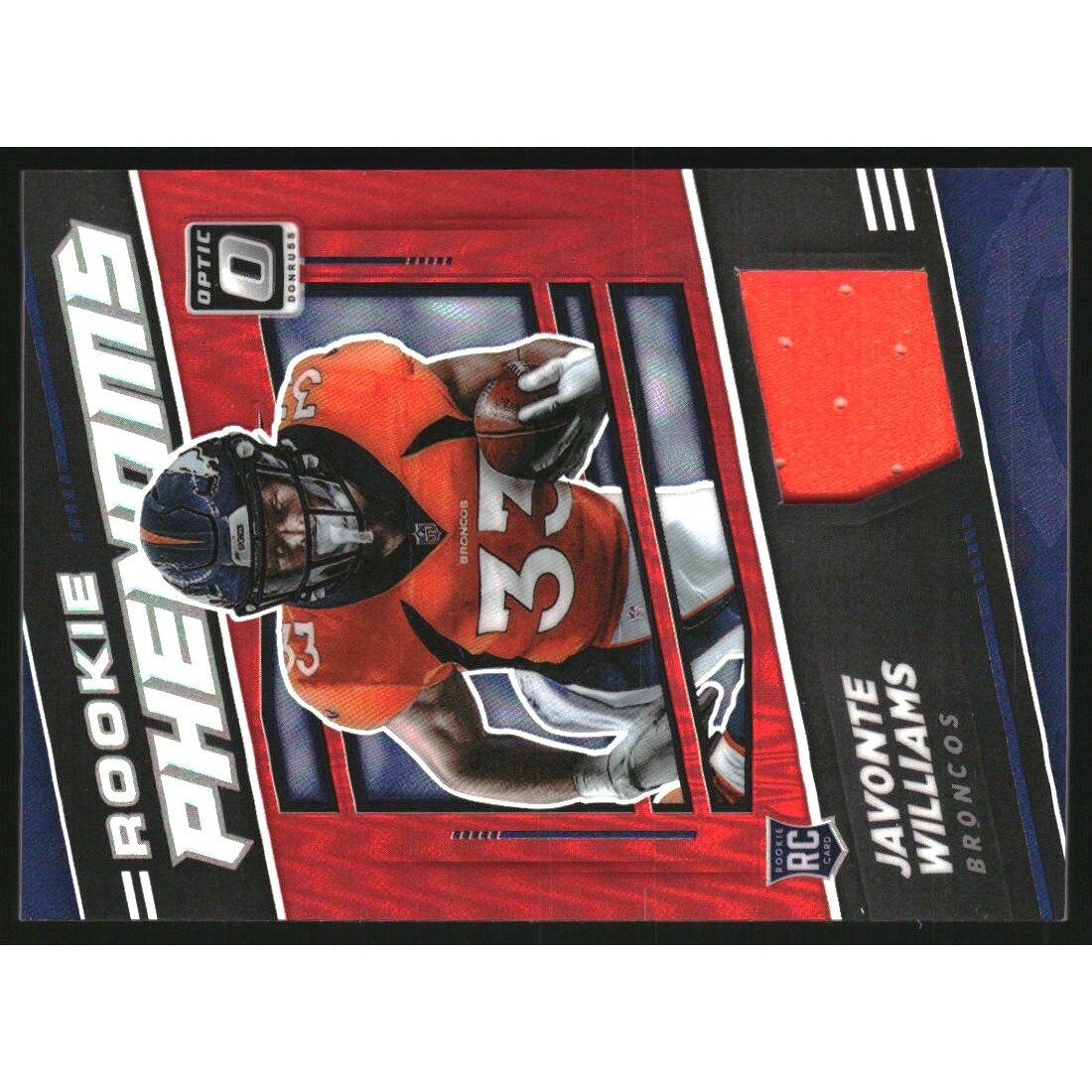 2021 Donruss Optic Rookie Phenoms Jerseys #15 Javonte Williams