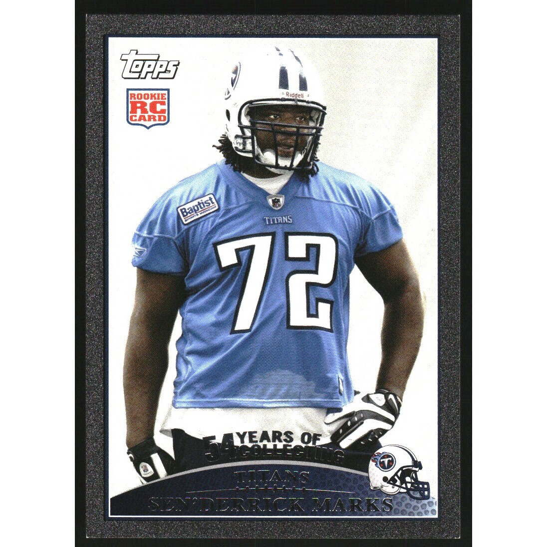 2009 Topps Black #429 Sen'Derrick Marks