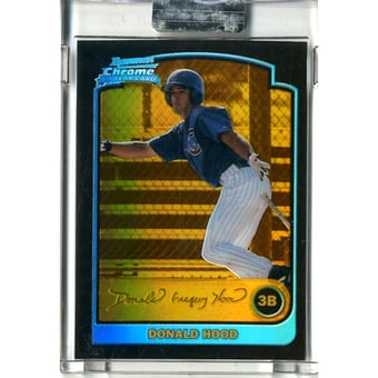 2003 Bowman Chrome Gold Refractors #235 Donnie Hood