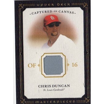 2008 UD Masterpieces Captured on Canvas #CCCD Chris Duncan