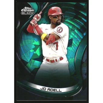2022 Topps Chrome Black Green Atomic Refractors #49 Jo Adell