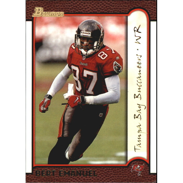 1999 Bowman Gold #89 Bert Emanuel. rookie card picture