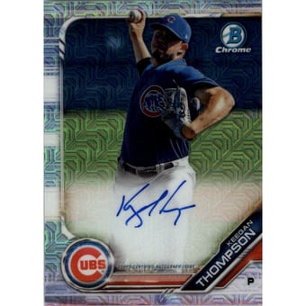 2019 Bowman Chrome Mega Box Autographs Refractors #BMAKT Keegan Thompson