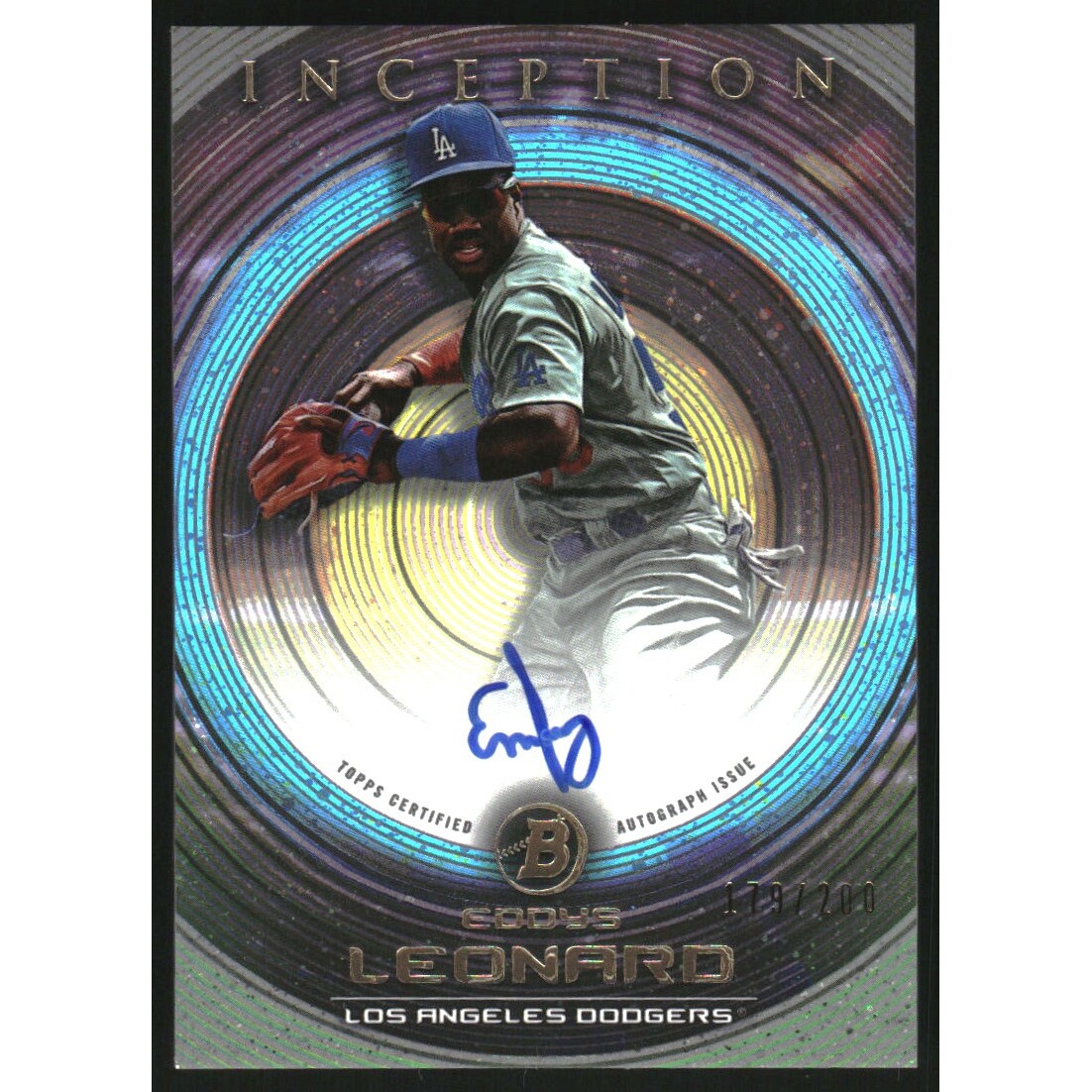 2022 Bowman Inception Autographs #PAEL Eddys Leonard/200 2022 Bowman Inception Autographs #PAEL Eddys Leonard/200