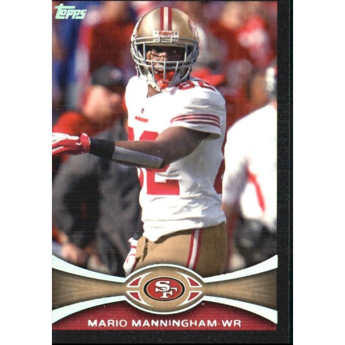 2012 Topps Black #426 Mario Manningham
