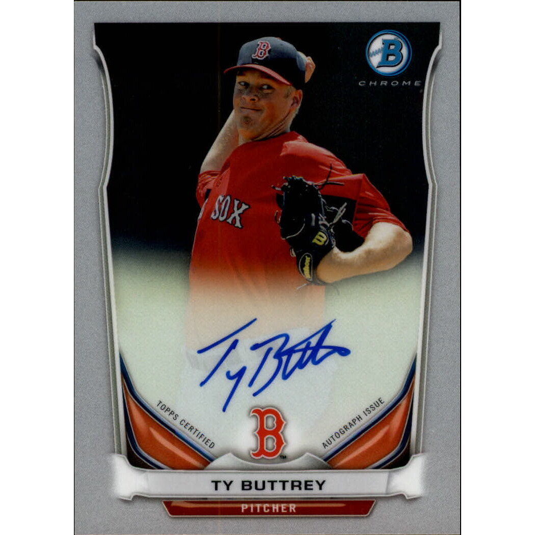 2014 Bowman Chrome Prospect Autographs #BCAPTB Ty Buttrey